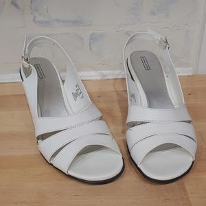 White Heels size 10